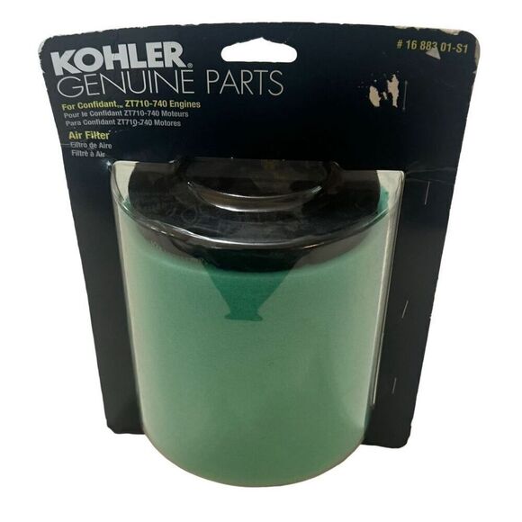 Kohler Genuine Parts 16 883 01-S1 Air Filter for Confidant ZT710-740 Engines NWT - Picture 1 of 6